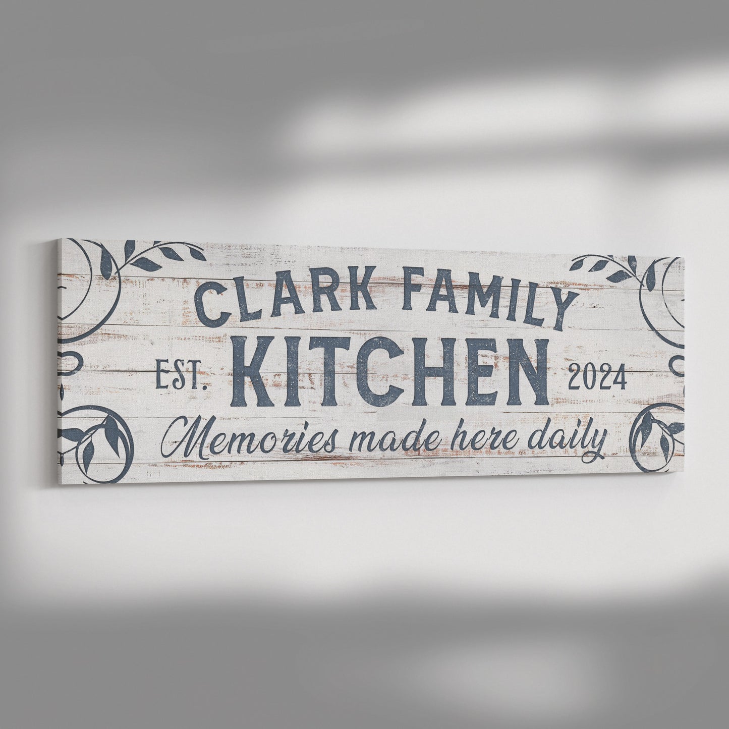 Memories Made Here Daily Family Canvas