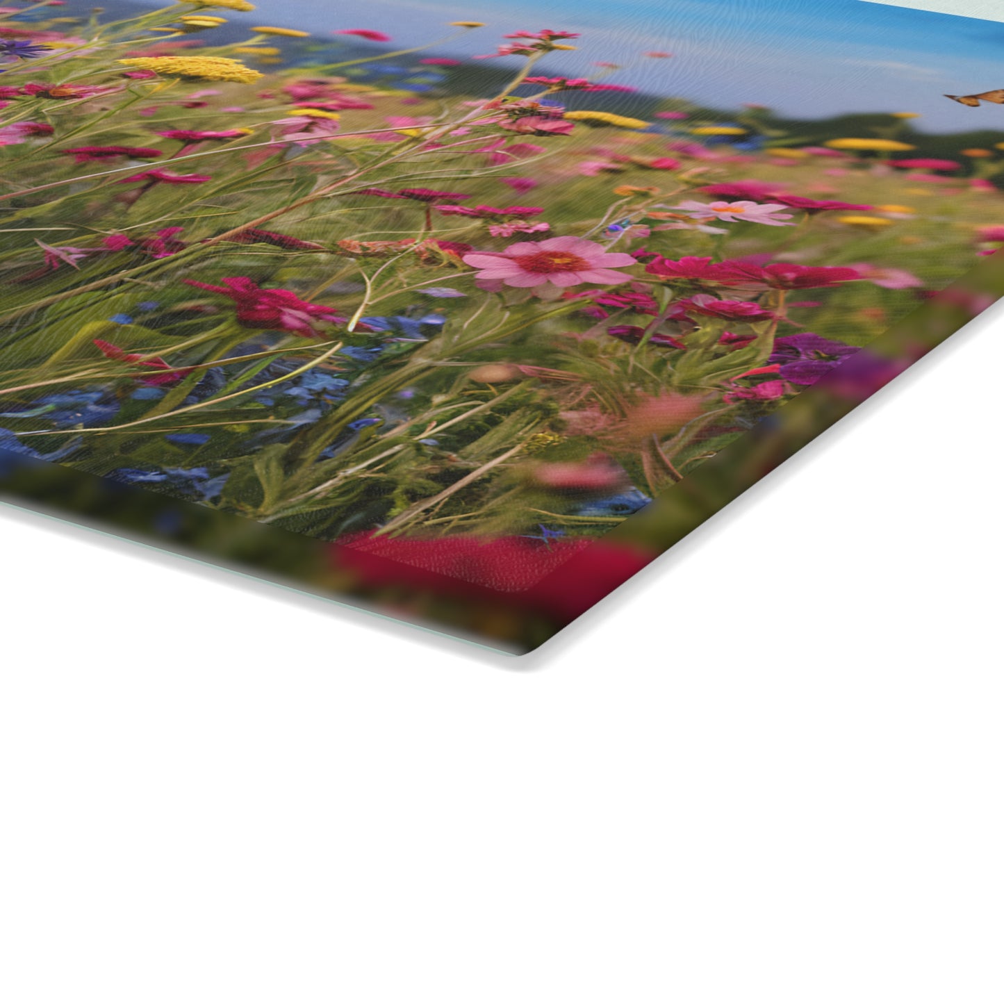 Wildflower Glass Cutting Board