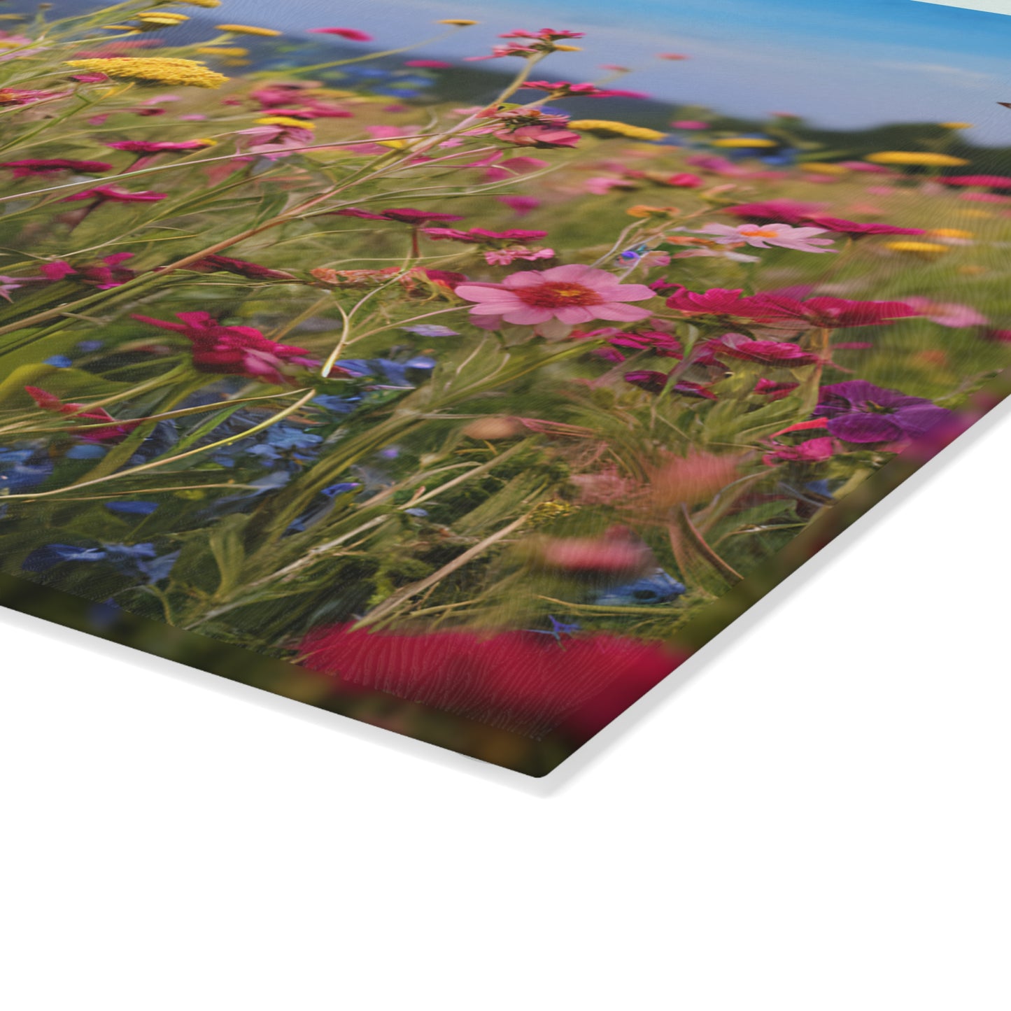 Wildflower Glass Cutting Board