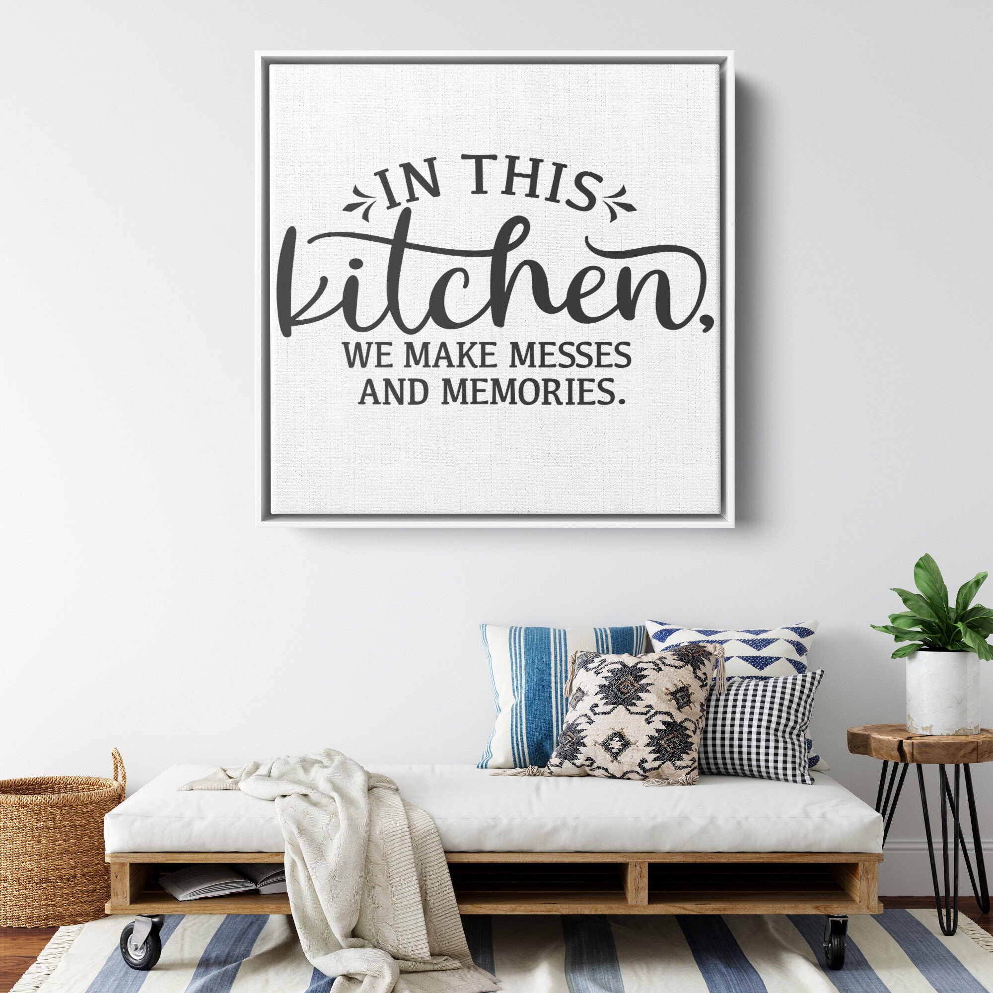 We make messes and memories wall art - My Kitchen Adorned